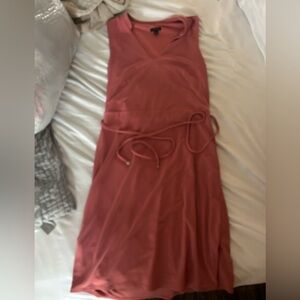 Ann Taylor Coral Midi Dress